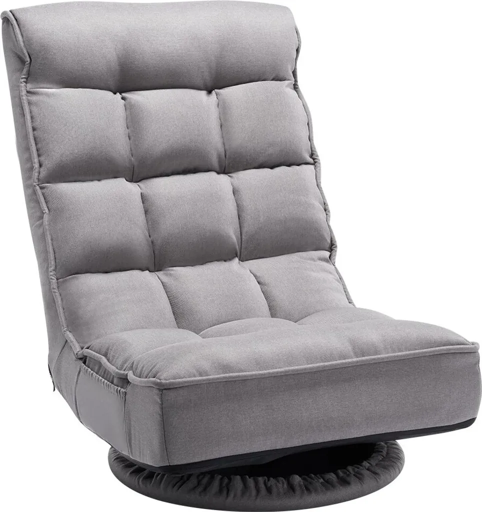 Chaise de jeu inclinable 4 positions avec base rotative confort