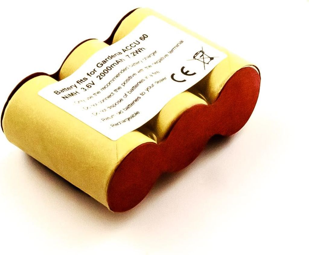 Akku für Gardena ACCU 60 – 2000 mAh NiMH