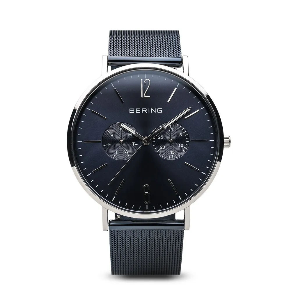 Montre Homme BERING Classic Argentée pour un Style Business Élégant
