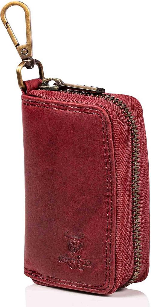 MATADOR BARI Leder Auto-Motorrad-Schlüssel-Tasche-Etui Pink