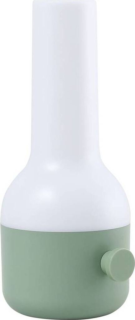 Lindby LED-Akku-Außentischleuchte Isaline, grün, dimmbar