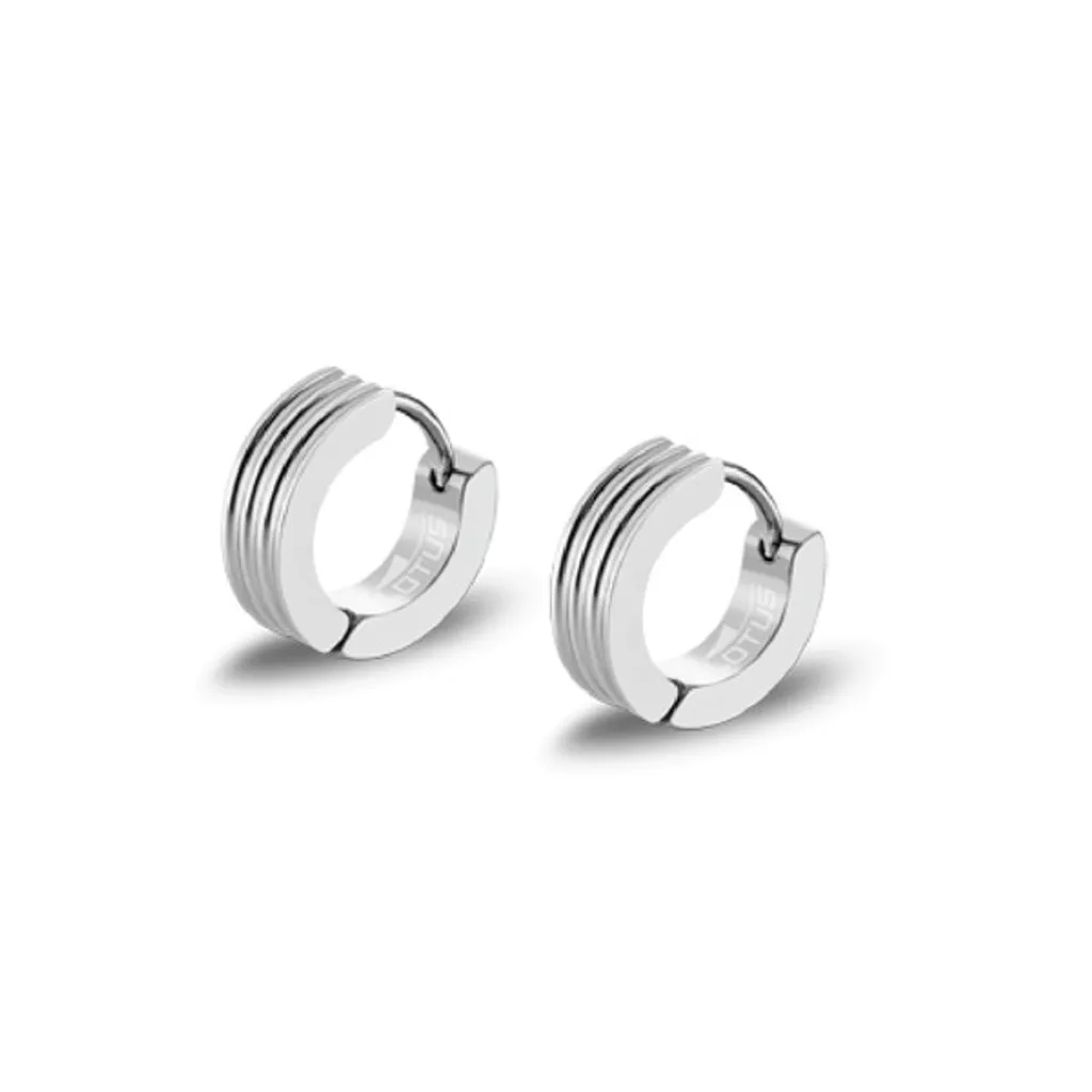 Lotus Style LS2154-4/1 Orecchini Uomo Cerchio Acciaio 316L Prezzo Offerta