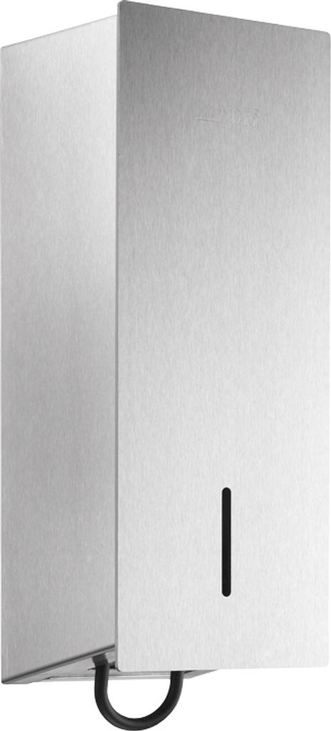 Seifenschaumspender aus Edelstahl mit Einhandbedienung und 400 ml Fülltank, Farbe:Edelstahl matt geschliffen