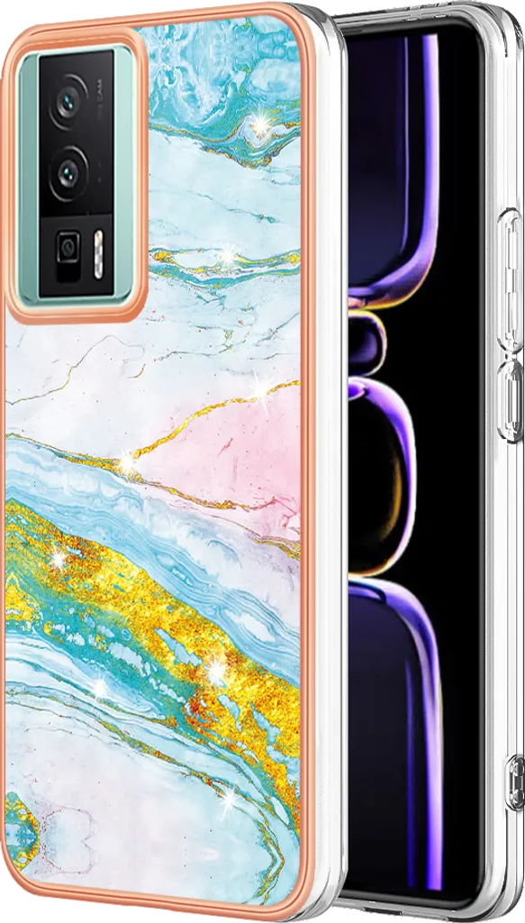 Tumundosmartphone Cover In Gel TPU Per Xiaomi Poco M3 - Disegno Marmo 02