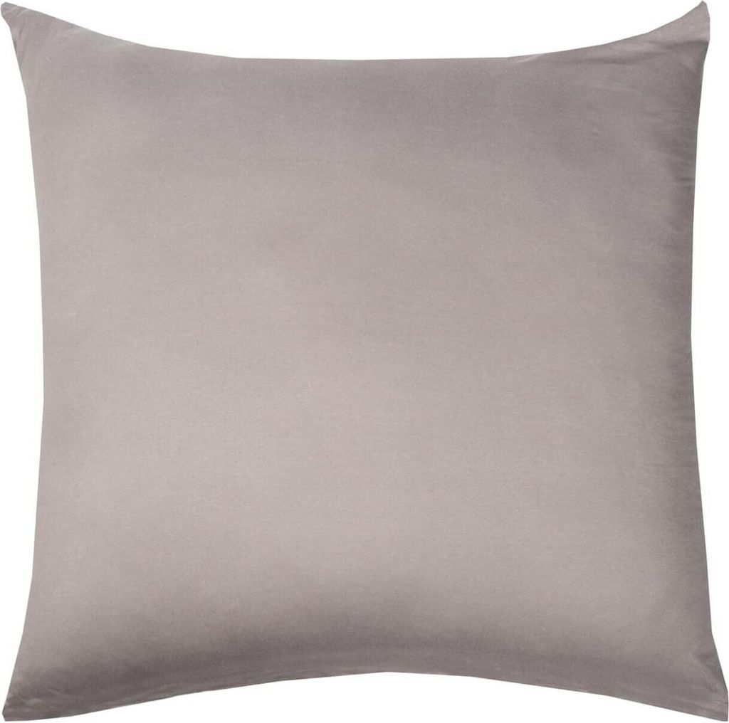 Jersey Kissenbezug 80x80 cm 100% Baumwolle Grau Produktbild 
