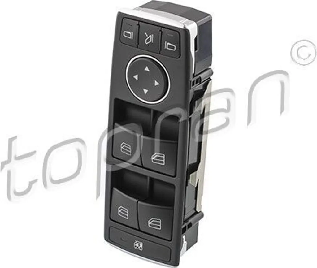 Bouton lève-vitre robuste pour Mercedes W166 et X166 - TOPRAN 409627