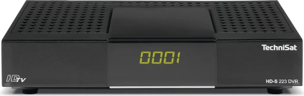 Récepteur Satellite HD-S 223 TechniSat Enregistreur Vidéo par USB Noir