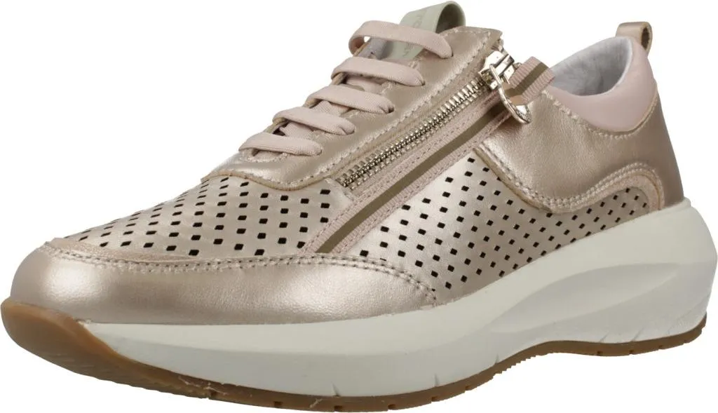 Stonefly Twins 5 Rosa: Sneakers in Pelle Laminata per Comfort Assoluto