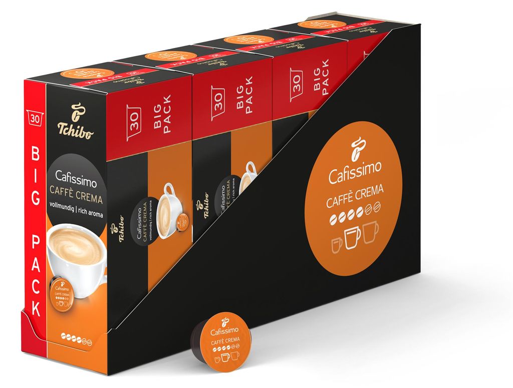 Tchibo Cafissimo Vorratsbox Caffè Crema vollmundig Produktbild 