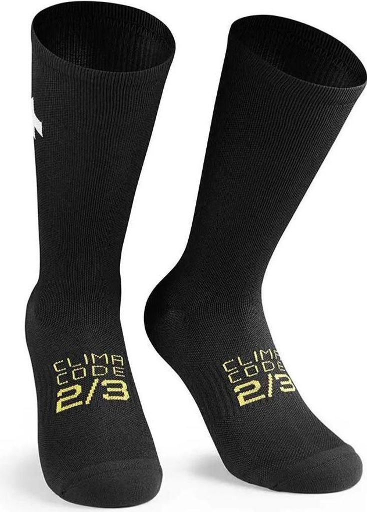 Assos Spring Fall P1 Socken Schwarz EU 39-42 Herren,Damen Schwarz EU 39-42