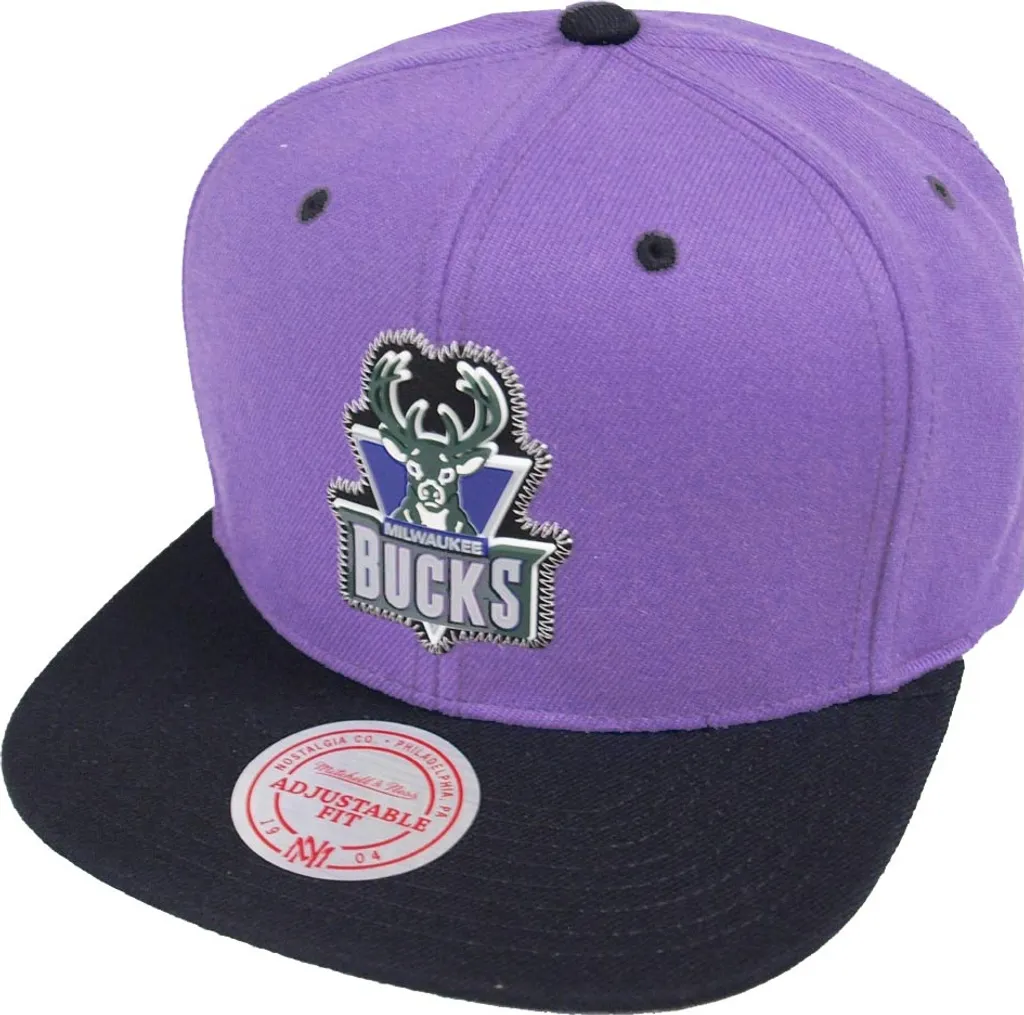 Cappellino NBA Milwaukee Bucks Mitchell & Ness Zig Zag - Limited Edition