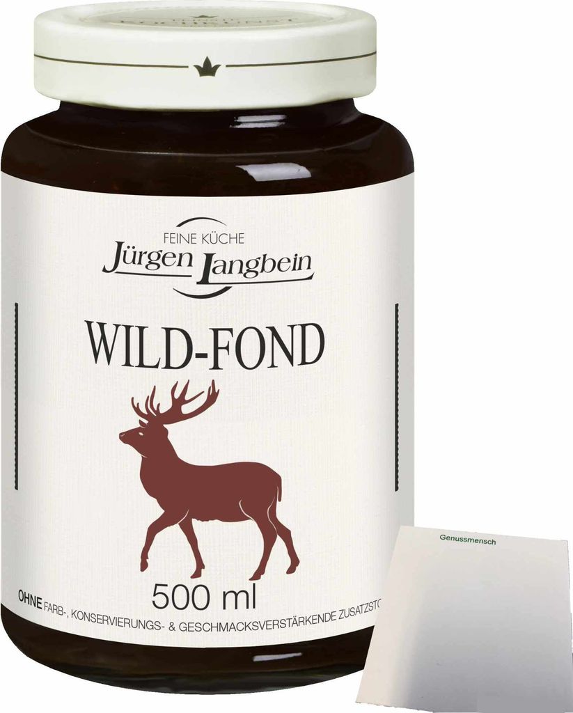Jürgen Langbein Wild-Fond (500ml Glas) + usy Block Produktbild 