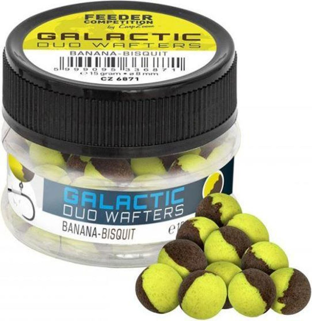 CarpZoom Galactic Duo Wafter 10mm 15g Banana-Bisquit Produktbild 