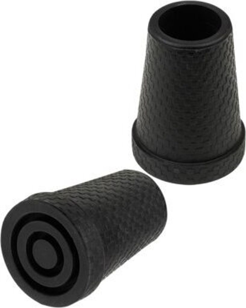 Gummikapsel für Carbonstöcke mit Stahleinlage schwarz>>>>19 mm