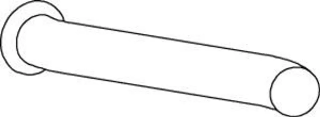 Tuyau d'échappement robuste Dinex 64791, acier renforcé Renault Midlum