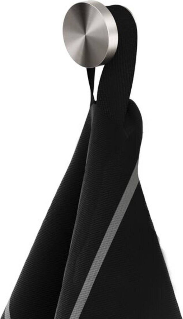 Geesa Handtuchhaken Wand - Opal Badetuchhaken klein zum Bohren, Edelstahl gebürstet