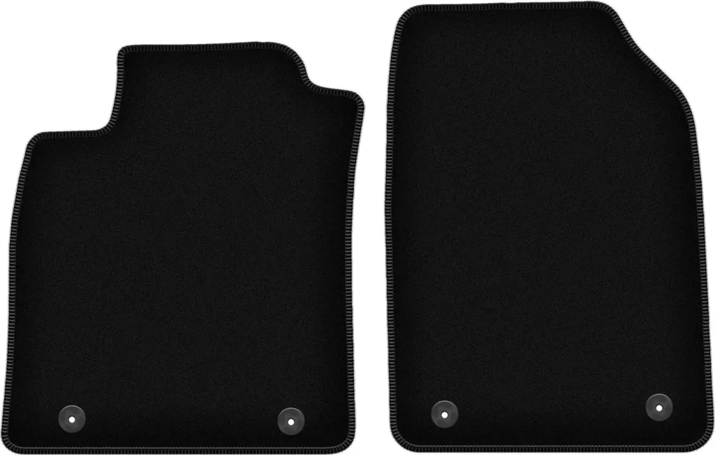 Tappetini Opel Signum 2003-2008 Velluto Nero - Set 2 Pezzi Su Misura