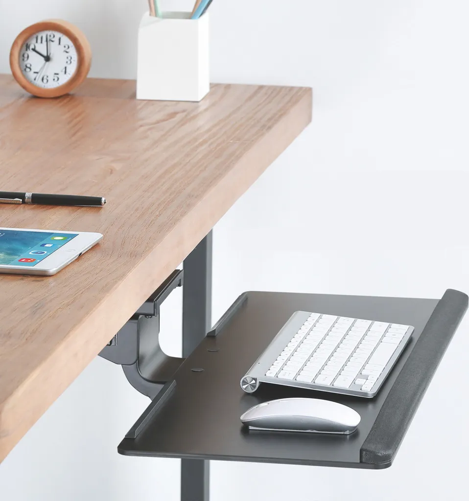 Support Clavier sous Bureau pour Télétravail et Gain de Place Bureau - 2