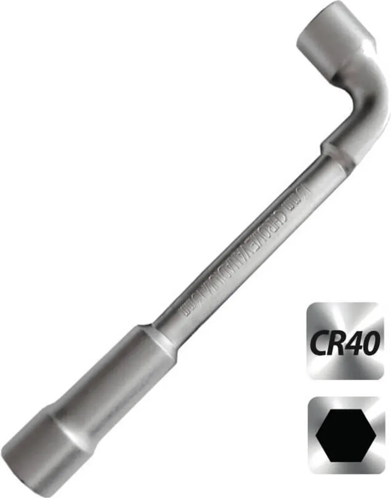 DEDRA 16F010 Chiave per Tubi 10mm in Acciaio Cr40 Tempreato Professional