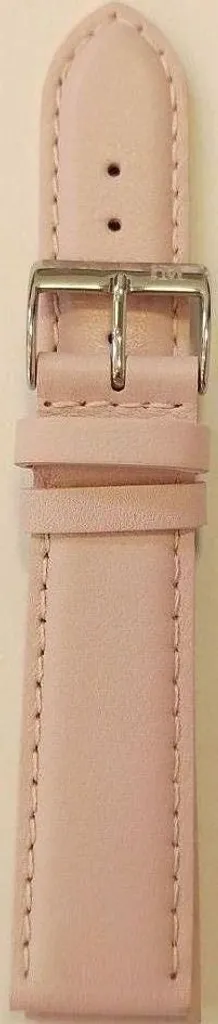 Bracelet cuir rose Morellato 20mm avec finition soignée pour montre