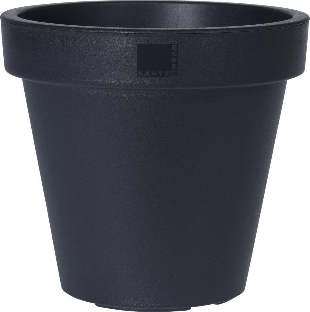 Pflanzgefäß Blumentopf Kunststoff 20cm anthrazit Pflanztopf Pflanzkübel