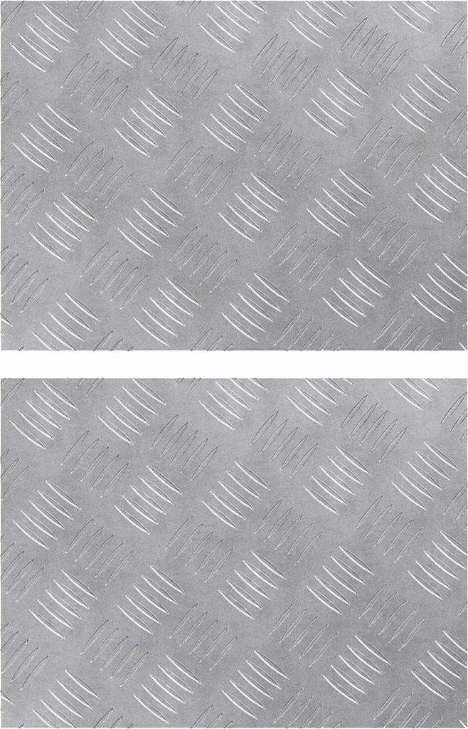 Treppe Tritt Rechtwinklig 2 pcs Silber 40 x 30 cm Aluminium