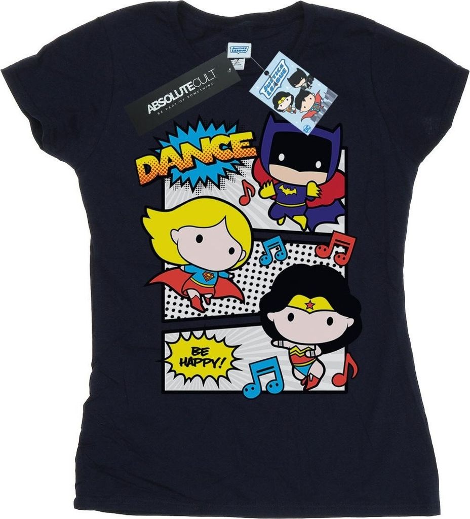 DC Comics - "Super Friends" T-Shirt für Damen BI14499 (L) (Marineblau)