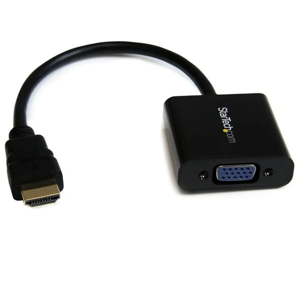 Adaptateur Vidéo HDMI vers VGA Haute Résolution 1080p Noir - 245mm
