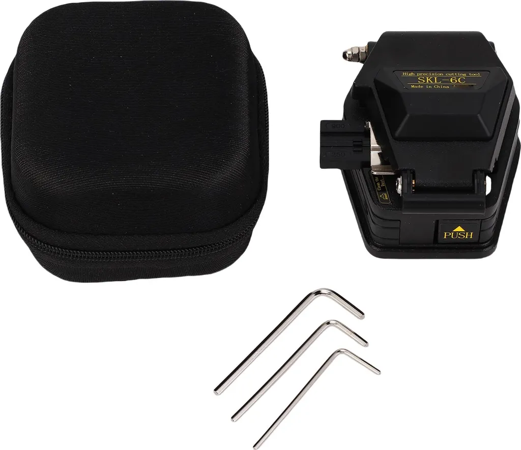 Taglierina per fibre ottiche, strumento di taglio ottico a rimbalzo automatico per fibre nude da 125 μm, giunzione a freddo, fusione a caldo, universale