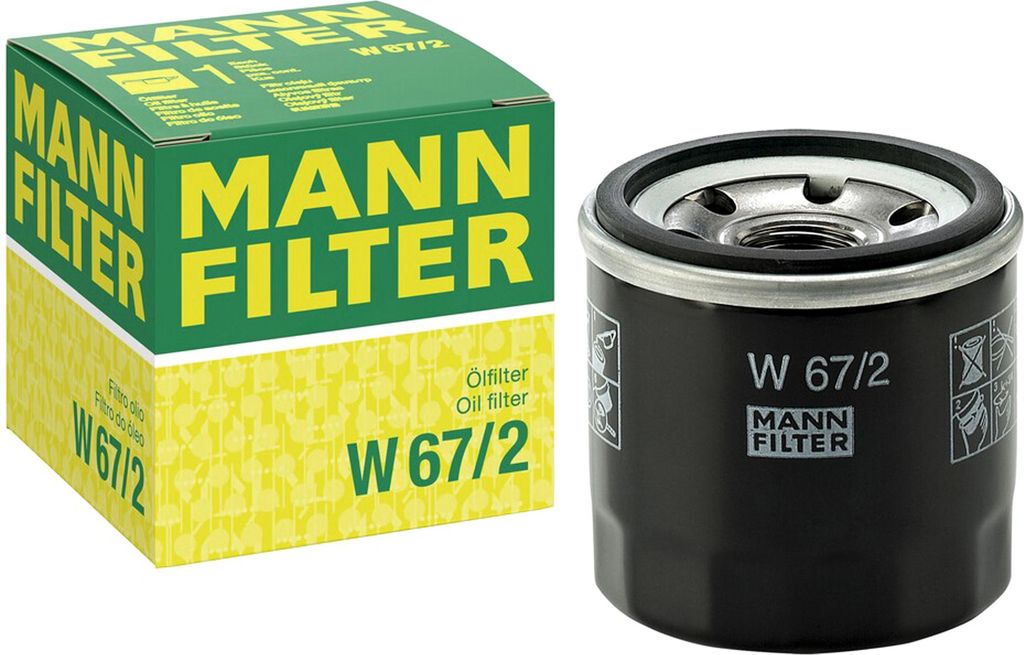 Ölfilter MANN-FILTER W 67/2 Anschraubfilter für OPEL AGILA Produktbild 