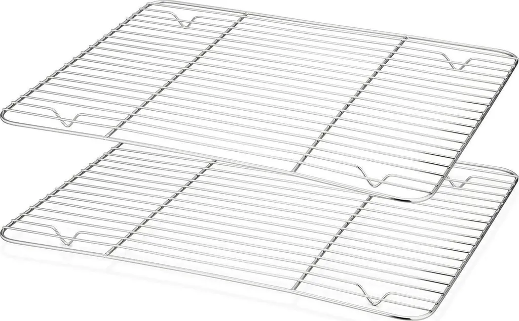 Set 2 Griglie per Dolci Joyfair Acciaio Inox 29,5x23cm Anticorrosione