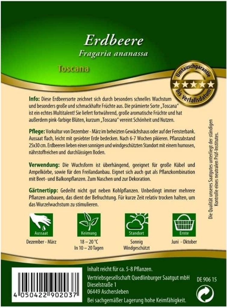 Erdbeere, Toscana Produktbild 