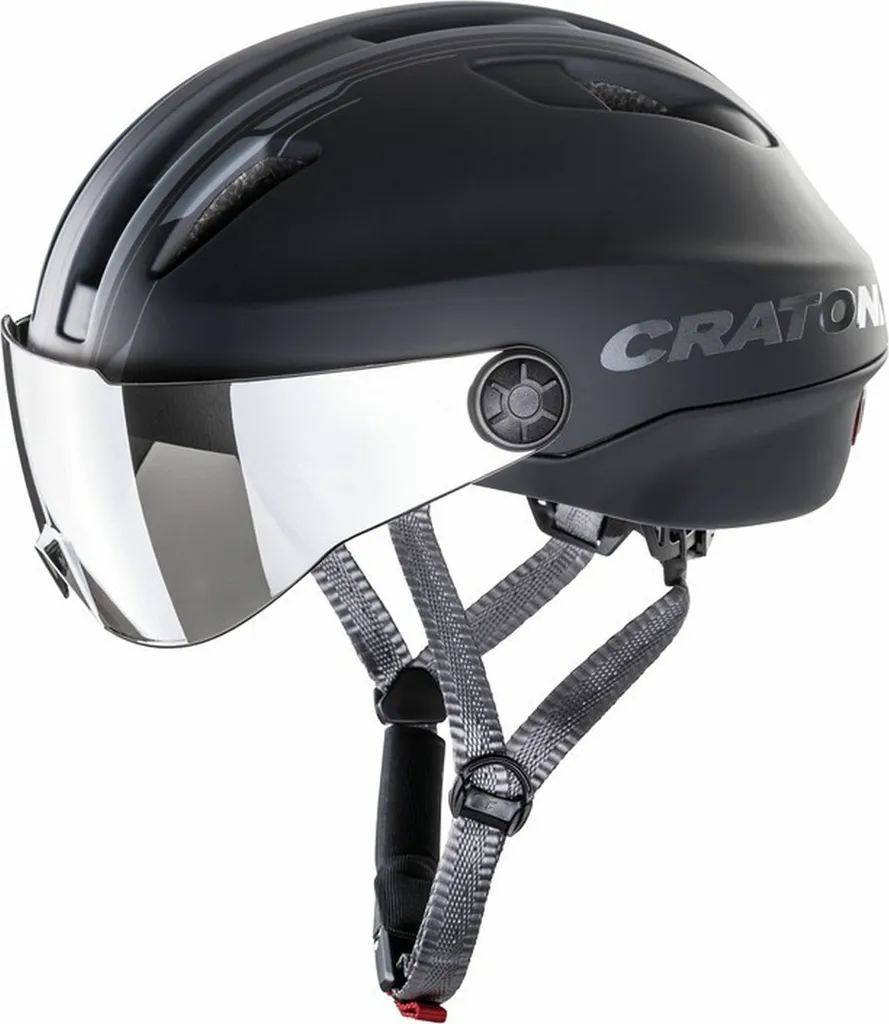 Cratoni Evo Casque Vélo Pedelec Noir Anthracite Mat pour VAE et Urbain