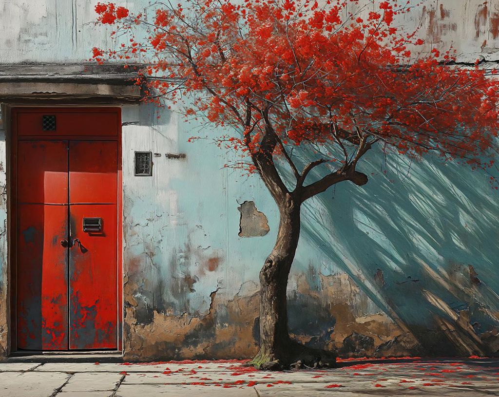 Plakat 76x60,5cm Blick auf die Vergangenheit