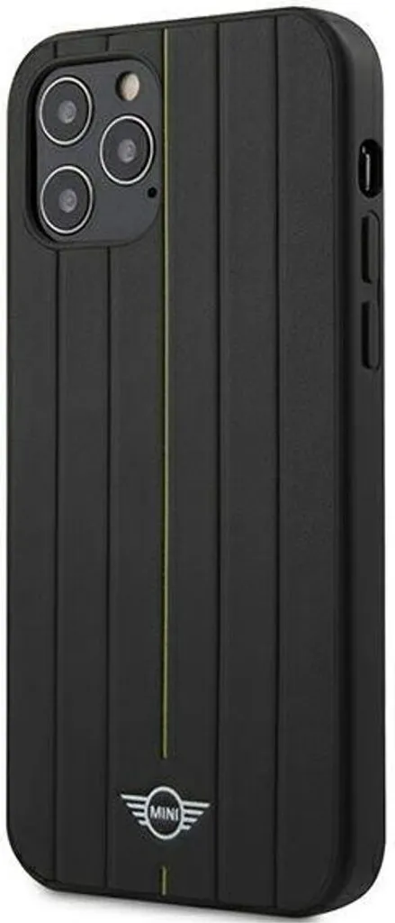 Cover iPhone 12 Pro Max Mini Gialla | Street Style Stamp Stripe