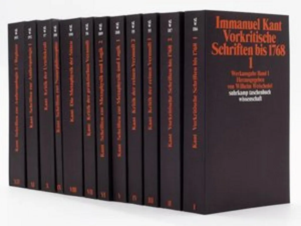 Texte Original Werkausgabe 12 Bände Wilhelm Weischedel Kant de Référence - 3