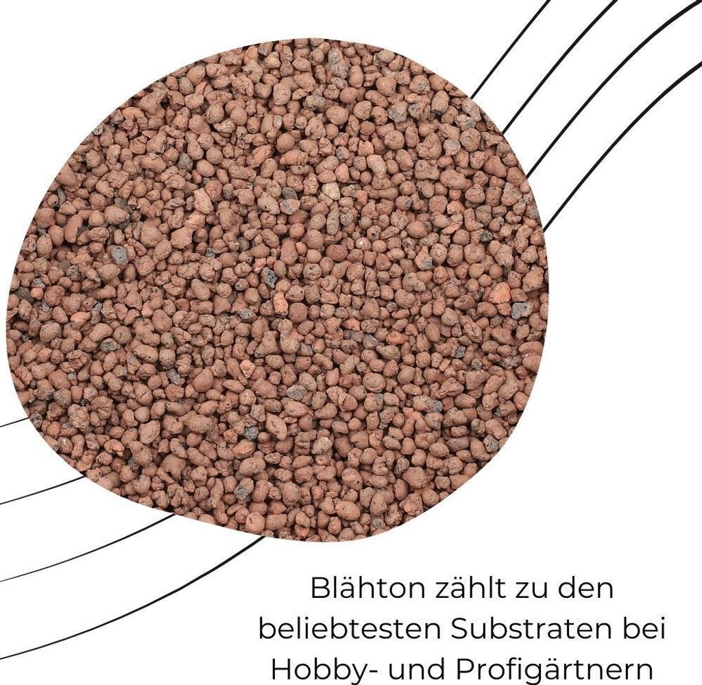 Blähton Kugeln Pflanz Granulat Ton Hydro Kultursubstrat Produktbild 5