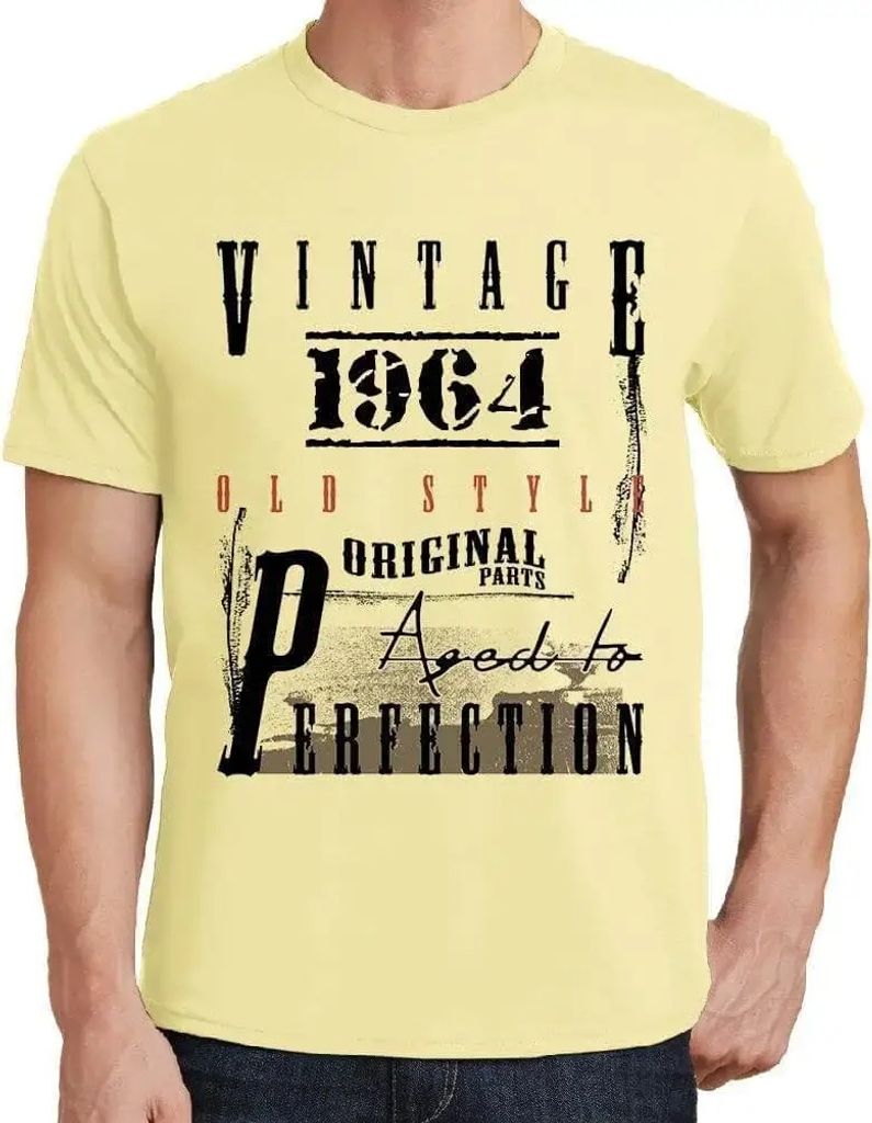 Herren Grafik T-Shirt Originalteile in Perfektion gealtert 1964 – Original Parts Aged To Perfection 1964 – Geschenk 60. Geburtstag Jahrestag 60...