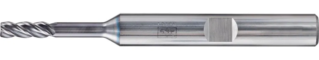 Fraise 4 dents carbure TiAlN 45° longue PFERD Universal Line queue HB