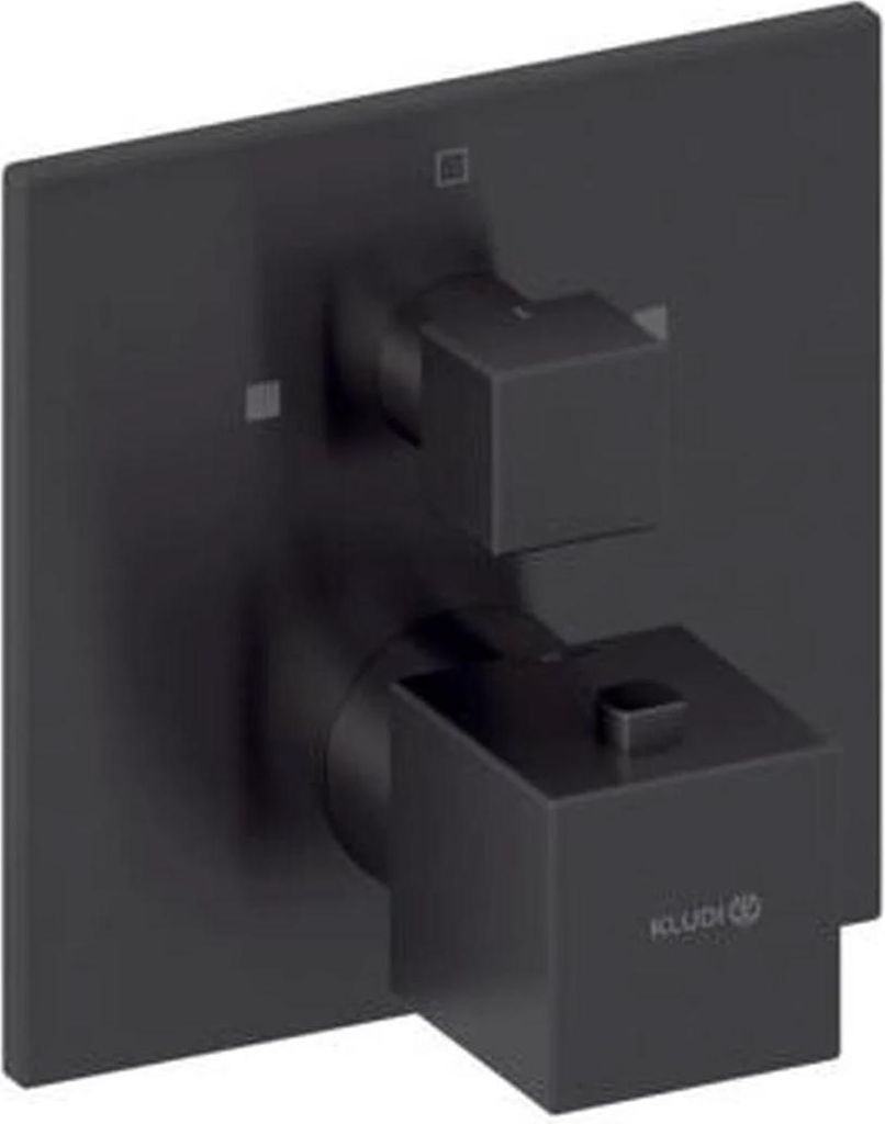 Kludi Decus UP-Wafü.-Brause-Thermostat Brushed Gunmetal, 1 Stk.