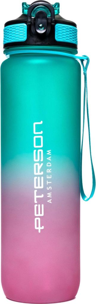 Peterson Trinkflasche Qiodravu grün-rosa One size