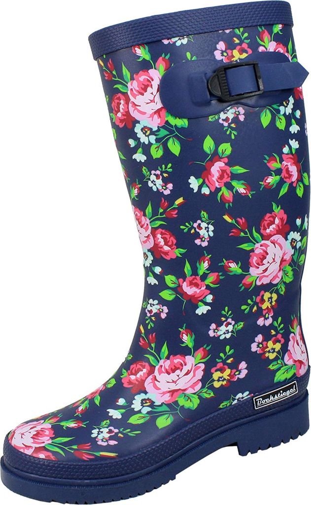 Damen Regenstiefel Julia dk-blau/multi Gr. 42