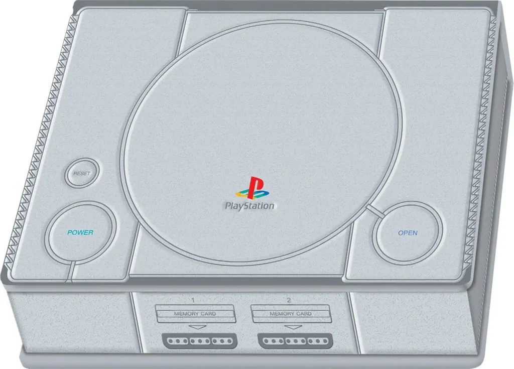 Coffret Playstation PS Classic PM11261 Design Rétro Noir et Gris Gamer