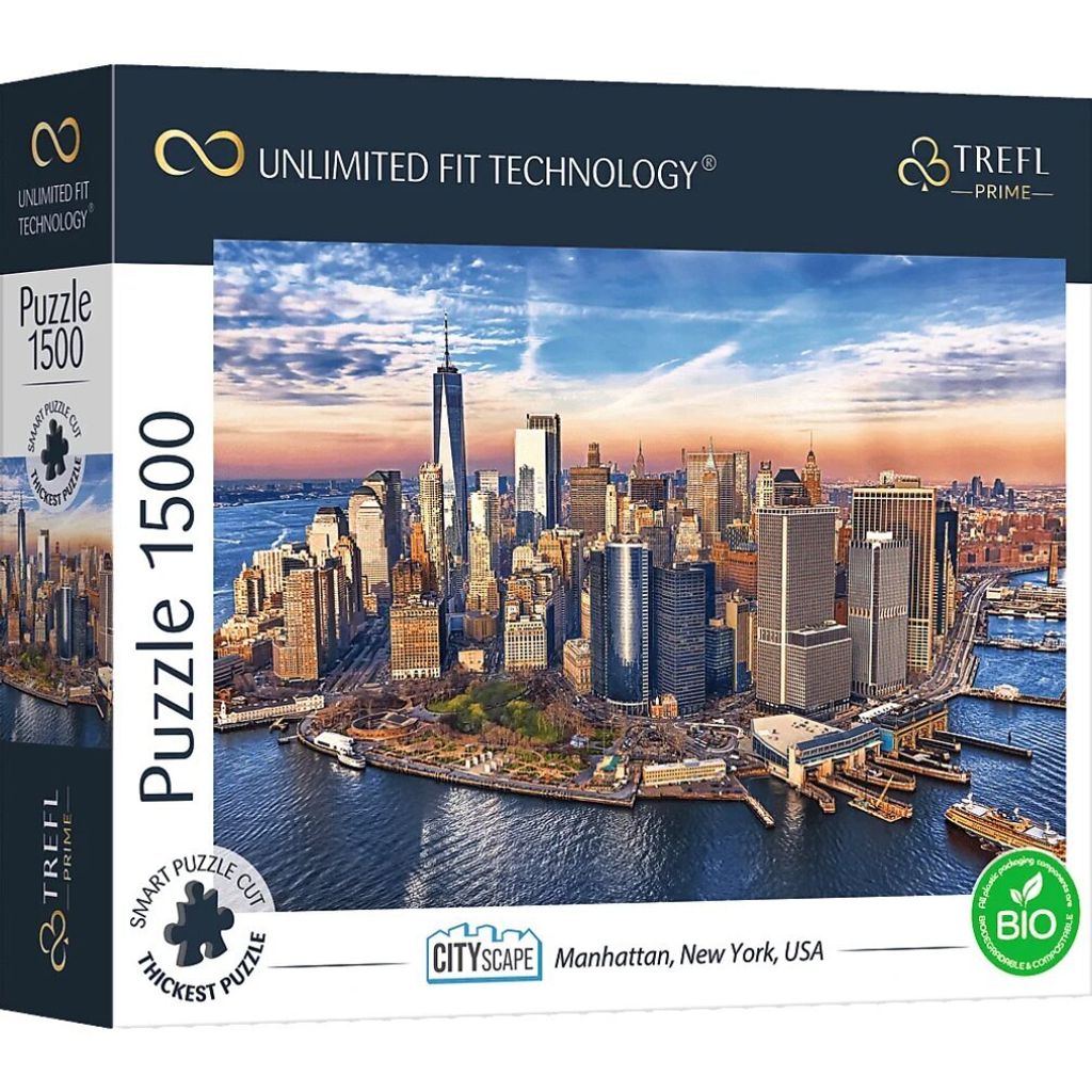 Trefl Puzzle UFT Cityscape: Manhattan, New York, USA, 1500 Produktbild 