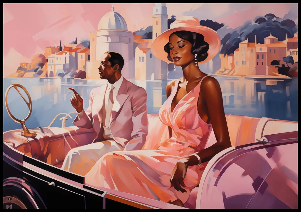 Poster 70x100 Incontro sulla Riviera | Stampa Offset Alta Risoluzione