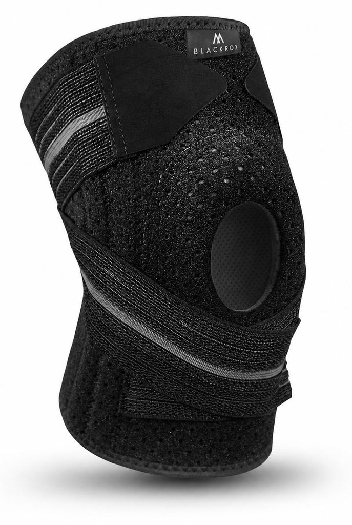 BLACKROX GENUSHOCK Kniebandage Silikonring – Sport Produktbild 