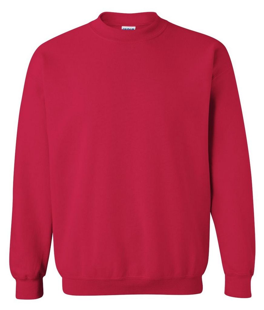 Gildan - Sweatshirt Rundhalsausschnitt für Herren/Damen Uni FK3052 (M) (Kirschrot)