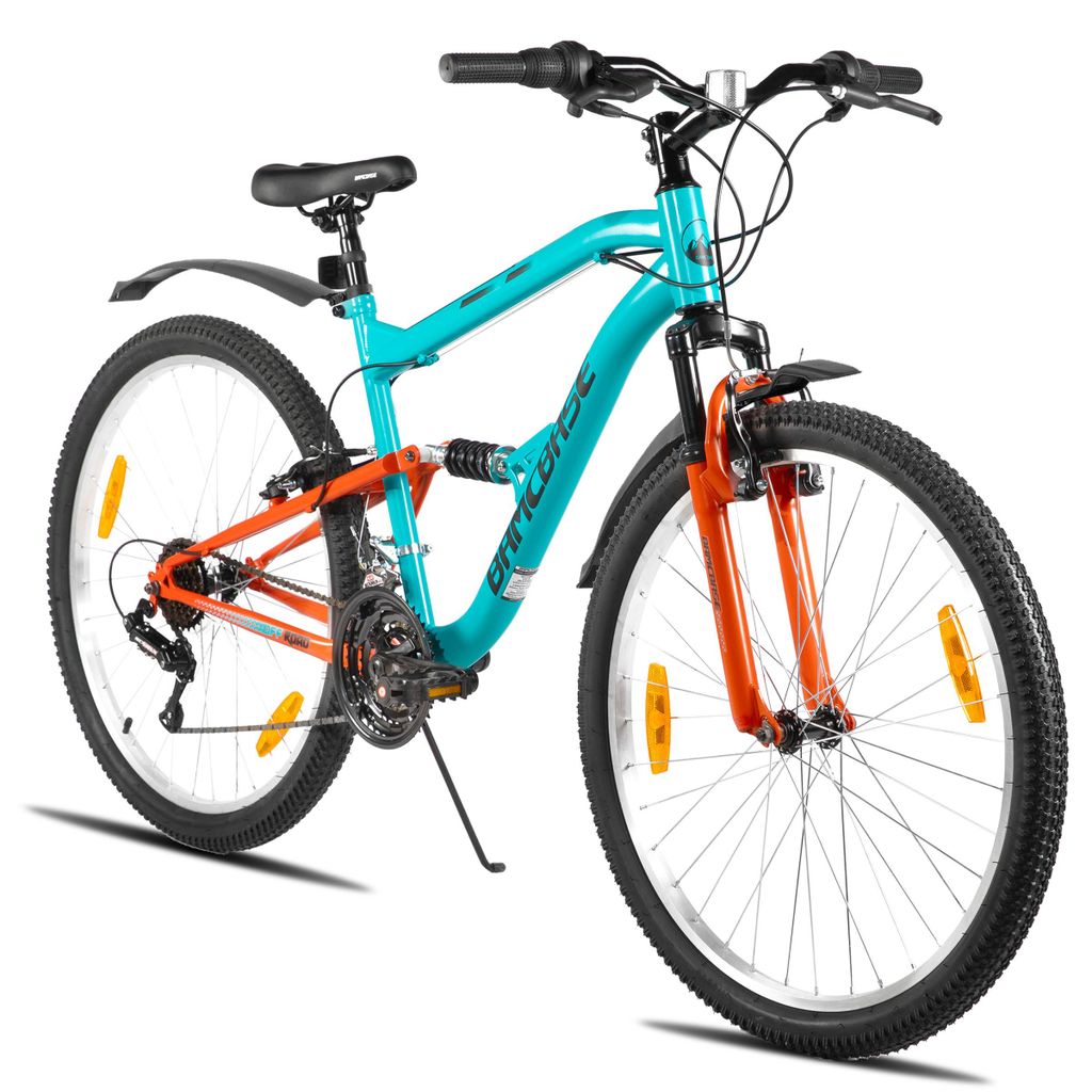 VTT Hiland 26 pouces tout suspendu pour hommes et femmes, Image du produit 