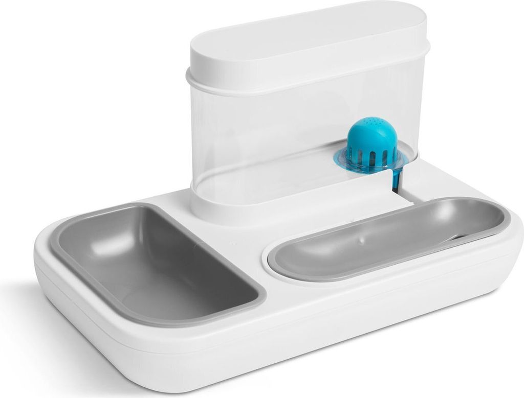 Automatischer Wassernapf für Katze oder Hund - Ohne Batterien! - Feeder und Tränke in 1