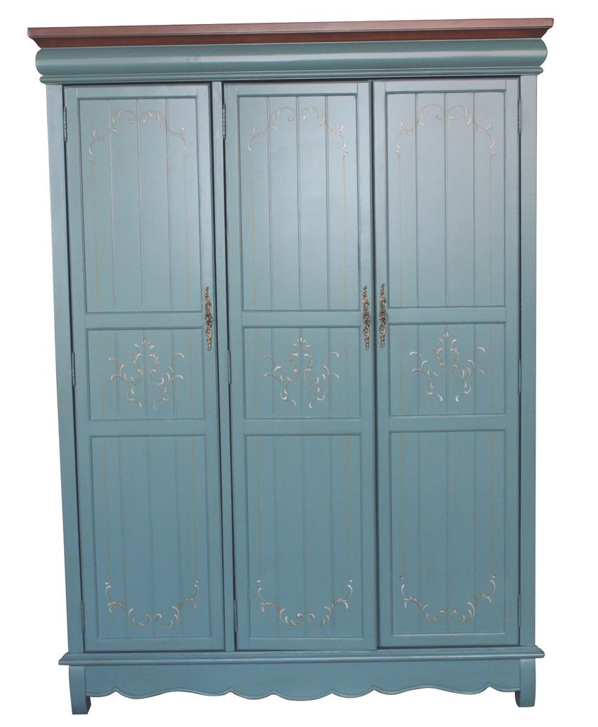 Schlafzimmer Kleiderschrank Holz Schrank America Stil Schränke Luxus Klassisch